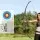 Everfit 55lbs Recurve Bow and Arrow Set for Beginners, 135cm Aluminium Alloy Handle, 12 Fibreglass Arrows, Red