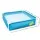 Bestway Kids Square Swimming Pool - 122cm, Rust-Resistant Steel Frame, Heavy-Duty PVC, Easy Setup, 365L Capacity