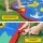 Bestway Kids Pirate Splash Pad Pool with Sprinkler - 170x140cm PVC Water Play Mat for Summer Fun, Includes Repair Kit