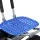 Gardeon Garden Stool Seat Foldable with Wheels, ABS Plastic & Steel, Adjustable Height, Blue, 46-56cm, 130kg Capacity