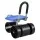 Gardeon Garden Stool Seat Foldable with Wheels, ABS Plastic & Steel, Adjustable Height, Blue, 46-56cm, 130kg Capacity