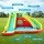 Doctor Dolphin Kids Inflatable Water Slide Park - 575x445cm, PVC, 2 Slides, Trampoline, Climbing Wall & Water Cannon