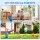 Keezi Kids Golf Set 2-in-1 Pull Cart 4 Clubs 4 Balls 2 Practice Holes Portable Play Set Ages 2-6 (Blue)
