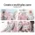 Keezi Kids 3-in-1 Slide Swing Set with Basketball Hoop, Durable Non-Toxic Material, 170cm Pink, Easy Assembly