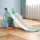 Keezi Kids 3-in-1 Slide Set with Basketball Hoop & Ring - Durable 140cm Blue Outdoor Play, Safe & Easy Assembly