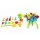 Keezi Kids Sandpit Beach Toys Set with Wheelbarrow Shovel Rake Watering Can Animal Moulds Waterwheel Multicolour