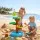Keezi 62cm Tree Water Table and Sand Play Set with Shovels Moulds Multicolour Outdoor Kids Toy for Sand and Water Play
