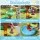 Keezi 62cm Tree Water Table and Sand Play Set with Shovels Moulds Multicolour Outdoor Kids Toy for Sand and Water Play