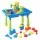 Keezi Kids Sand & Water Table with Windmill & Shovel – Multicolour, 57x39x56cm, Non-Toxic, EN71 Certified, 3+
