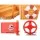 Keezi Kids Wooden Boat Sandpit with Canopy & Bench | Treated Timber, 165cm | Pirate Theme & Eco-Friendly Paint