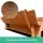 Keezi Kids Wooden Sandpit with Canopy & Foldable Seat, 120cm - Firwood, Safe Rounded Corners, Protective Cover Included