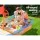 Keezi Kids Wooden Boat Sandpit with Canopy & Bench Seat, Firwood Construction, 150cm, Includes Steering Wheel & Stickers