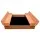 Keezi Kids Wooden Sandpit Sandbox - 90cm, Foldable Seats, Safe Firwood, Outdoor Play, Durable & Easy Assembly