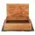 Keezi Kids Wooden Sandpit with Cover, Funnel & Benches - 120cm Outdoor Sandbox, Treated Firwood, EN71 Certified