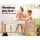 Keezi 3PCS Kids Table & Chairs Set - Eco-Friendly MDF & Pine, Chalkboard Desk, Storage Compartments, EN71 Certified