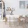 Keezi 3PCS Kids Table & Chairs Set - Eco-Friendly MDF & Pine, Chalkboard Desk, Storage Compartments, EN71 Certified