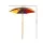 Keezi Kids Wooden Picnic Table Set with Umbrella - Fir Wood, Seats 4, Indoor/Outdoor, Non-Toxic Finish, Ages 3-8