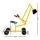 Keezi Kids Ride On Digger Bulldozer - Realistic Yellow Excavator Toy with 360° Rotating Seat, 50kg Capacity, Ages 3+