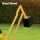 Keezi Kids Ride On Digger Bulldozer - Realistic Yellow Excavator Toy with 360° Rotating Seat, 50kg Capacity, Ages 3+