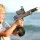 Keezi Electric Water Gun for Kids & Adults, 500ml Tank, 6.5m Range, Auto & Manual Mode, Grey, 3.7V Battery,