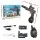 Keezi Electric Water Gun for Kids & Adults, 500ml Tank, 6.5m Range, Auto & Manual Mode, Grey, 3.7V Battery,