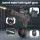Keezi Electric Water Gun for Kids & Adults, 500ml Tank, 6.5m Range, Auto & Manual Mode, Grey, 3.7V Battery,