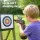 Keezi Electric Water Gun for Kids & Adults, 500ml Tank, 6.5m Range, Auto & Manual Mode, Grey, 3.7V Battery,