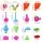 Keezi Kids Sand and Water Table Play Set – Non-Toxic, Eco-Friendly, EN71 Certified, with Funnels & Moulds, 48x48x36cm