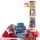 Keezi Kids Pretend Role Play Supermarket Set - 24 Piece Playset with Cash Register, Trolley, Sound & Light Features