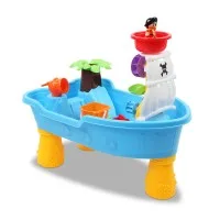 Keezi Kids Sand & Water Play Table Set - Non-Toxic, Eco-Friendly, EN71 Certified, 60x38x28cm, Ages 3+, Outdoor Fun