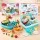 Keezi Kids Pretend Kitchen and Water Playset with Fishing Game and Sensor Tap Multicoloured