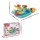 Keezi Kids Pretend Play Kitchen Sink with Faucet & Fishing Toys, Multicolour, 46x28x23cm, Educational Fun for Ages 3+