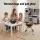 Keezi Wooden Kids Kitchen and BBQ Playset 86x30x80cm with Fridge Oven Sink Stove and Accessories 3+ Years
