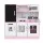 Keezi 80CM Pink Wooden Kids Kitchen Play Set with Oven, Accessories & Blackboard - Imaginative Play for Ages 3+