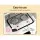 Keezi Kids Wooden Kitchen Play Set - Pretend Cooking Toy with Utensils, Safety Approved, 60cm x 30cm x 92cm
