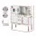 Keezi Kids Kitchen Play Set: Wooden Pretend Cooking Toys with Storage, Detachable Sink & Golden Accents, 81x29x101cm