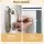Keezi Kids Kitchen Play Set: Wooden Pretend Cooking Toys with Storage, Detachable Sink & Golden Accents, 81x29x101cm