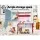 Keezi Kids Wooden Kitchen Play Set - Pretend Cooking Toys, Red/Pink, Solid Wood, 105x31x97cm, EN71 Certified, Ages 3+
