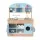 Keezi Kids Wooden Kitchen Play Set - 80CM Blue | Sturdy MDF & Solid Wood, Non-Toxic, Interactive, Includes Accessories