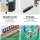 Portable Mini Soccer Table Foosball Game - MDF Frame, Anti-Slip Handles, Chrome Rods, 41x32x9.5cm, Ages 3