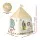 Keezi Kids Play Tent Playhouse Castle with Window Flag Carry Bag Multicolour 121 x 100 x 133 cm for 3-6 years