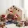 Keezi Kids Play Tent with Star Lights Flag Banner Indoor Playhouse 144cm x 95cm x 130cm for 3–4 Children