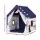 Keezi Kids Play Tent Castle with Floor Mat & String Ball Lights, 134x103cm - Durable Polyester, Indoor/Outdoor Fun