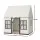 Keezi Kids Play Tent Castle with Lights & Mat - Durable Polyester, Accommodates 3-4 Kids, 121x100x133cm, Ideal Gift