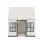 Keezi Kids Play Tent Castle with Lights & Mat - Durable Polyester, Accommodates 3-4 Kids, 121x100x133cm, Ideal Gift