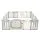 Keezi Baby Playpen 20 Panels – Foldable HDPE Toddler Fence, Safety Lock, Anti-Slip, Easy Assembly, Light Grey/White