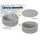 Keezi Kids Ball Pit 90x30cm - Grey Ocean Foam Play Pool with 200 Soft Balls, EN71 Safety Approved, Easy Assembly