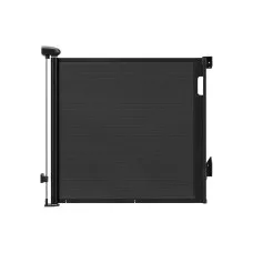 Keezi Retractable Safety Gate 140cm Black Baby and Pet Barrier for Doorways and Stairs