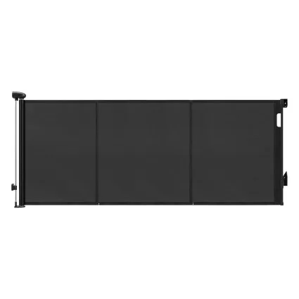 Keezi Retractable Safety Gate Baby Pet Barrier Up to 400cm Black