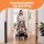 Keezi Retractable Safety Gate Baby Pet Barrier Up to 400cm Black
